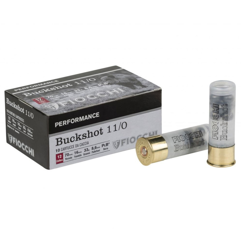 Fiocchi Buckshot 11/0  cal.12  33g.