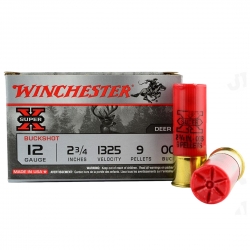 Winchester Super X Buckshot 9 Pallettoni Cal. 12