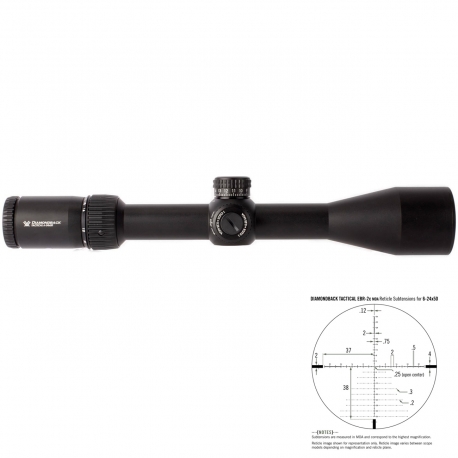 Vortex Diamondback Tactical 6-24X50 RET. EBR-2C (MOA)