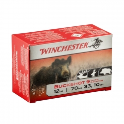 Winchester Buckshot 9 Pallettoni Cal. 12 33gr