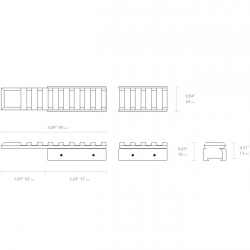SLITTA HAWKE ADAPTER 2PZ 11MM A