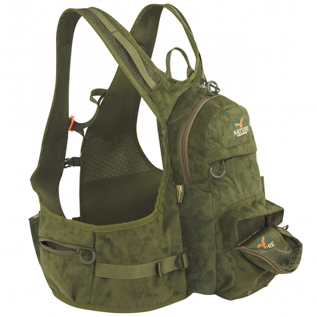 ZAINO MARSUPIO A GILET SUEDE SELVA