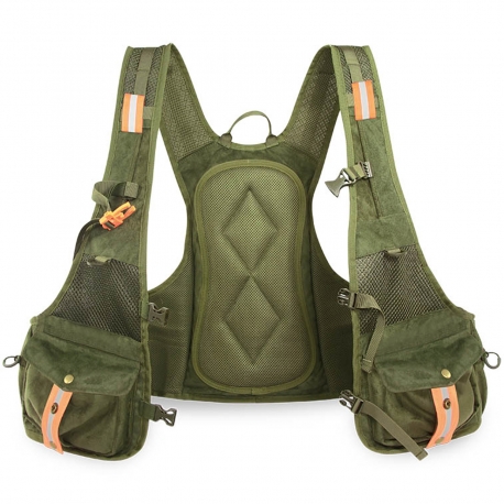 ZAINO MARSUPIO A GILET SUEDE SELVA