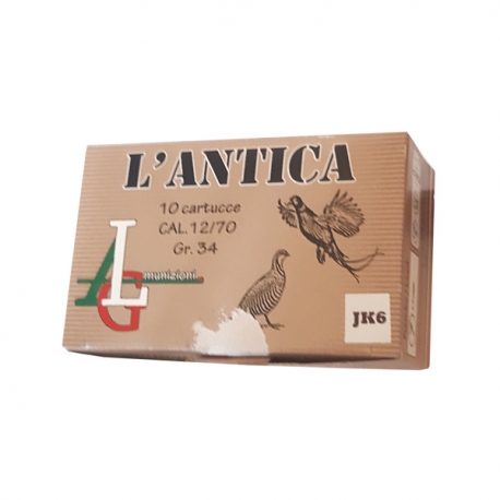 CART.ALG L'ANTICA JK6 CAL.12 34 GR