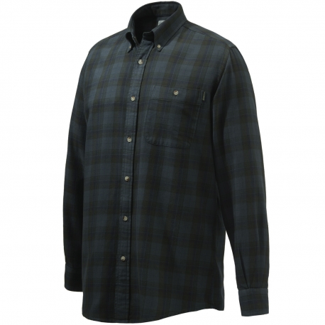 CAMICIA BERETTA  WOOD FLANNEL BUTTON