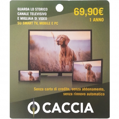SCHEDA ABBONAMENTO CACCIA