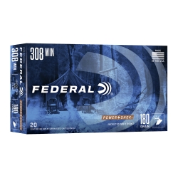 Federal Power-Shok Jacketed Soft Point Cal. 308 Win 180gr