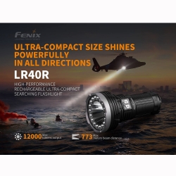 TORCIA FENIX LR40R COMPATTA TORCIA FENIX LR40R COMPATTA