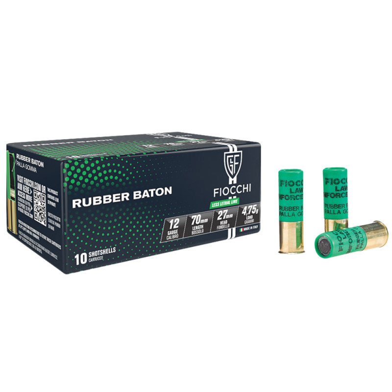 Fiocchi Law Enforcement Palla in Gomma Cal. 12