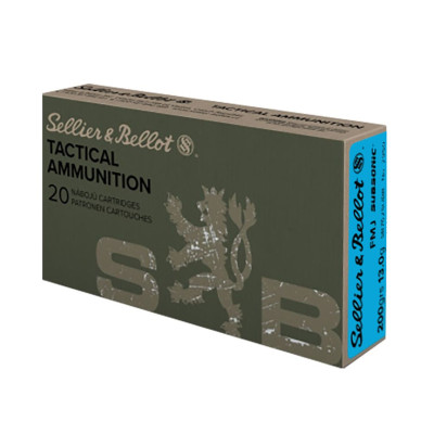 Sellier & Bellot FMJ Subsonic Cal. 308 Win 200gr