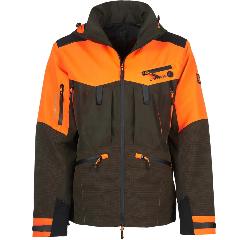 Univers Giacca da Caccia Stambecco Verde/Arancione Univers-tex 91256 392