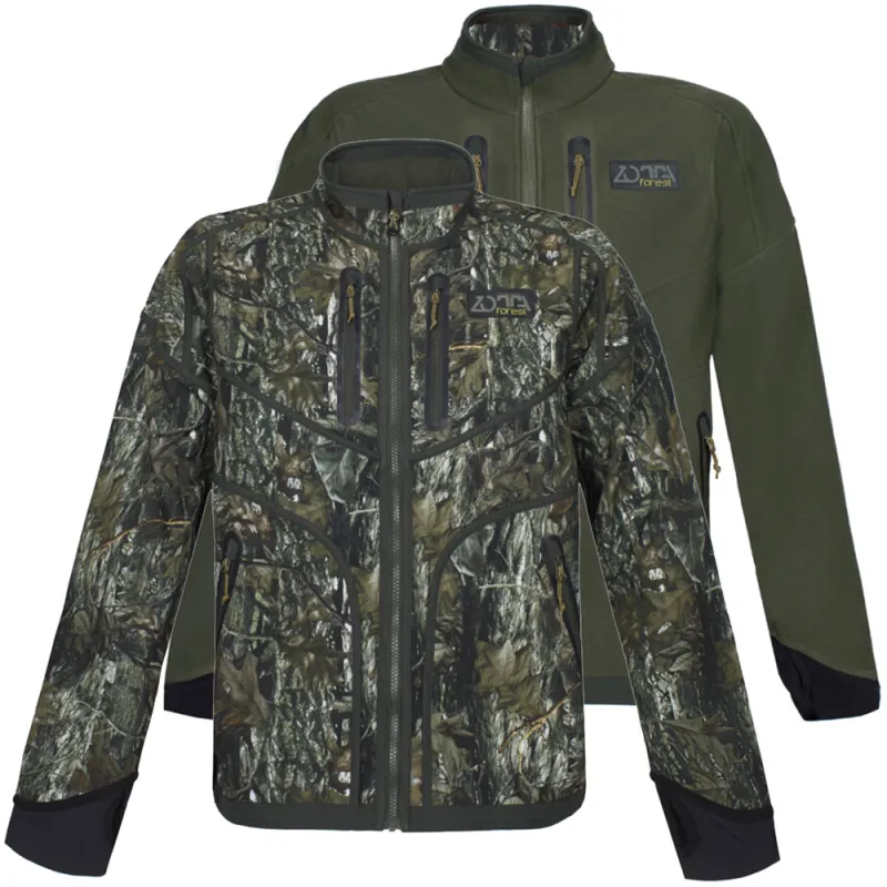 Zotta Forest Giacca Reversibile in Softshell Camo