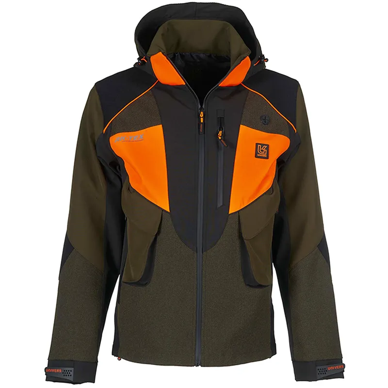 Univers Giacca Impermeabile Irpinia Verde/Arancione Univers-tex 91221 392