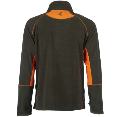 Univers Cardigan in Pile Chamonix Verde/Arancione 94351 392