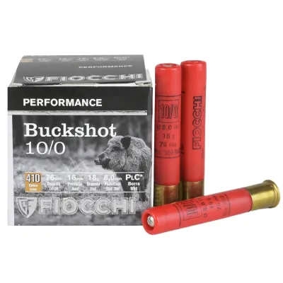 Fiocchi Buckshot 10 Pallettoni Cal. 410 18gr