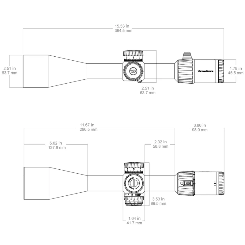 Vector Optics Taurus Gen II 5-30X56 FFP RET. MPX1 Illuminato