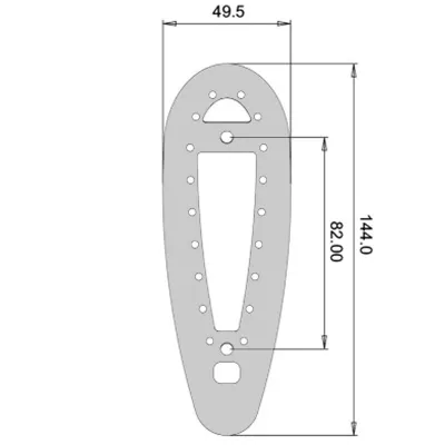 Shu Calciolo Black H17mm