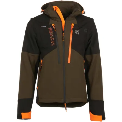 Univers Giacca in Softshell Cortina Verde/Arancione Univers-tex 91259 392