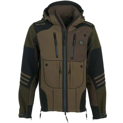 Univers Giacca da Caccia in Softshell Everest Verde Univers-tex 91278 388