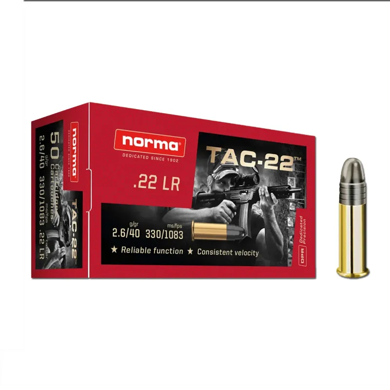 Norma TAC-22 Cal. 22LR 40gr