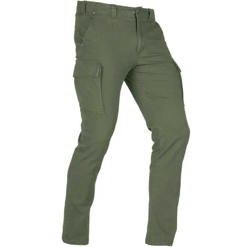 Univers Pantalone in Canvas Elasticizzato Diana Verde 92703 367