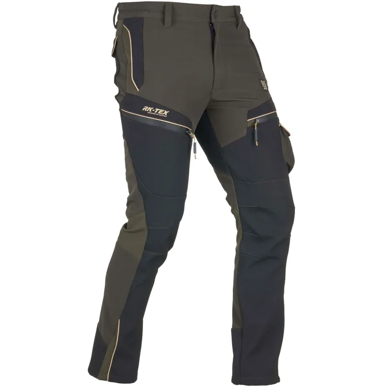 Univers Pantalone in Softshell Tofane Verde/Beige Univers-tex 92646 413