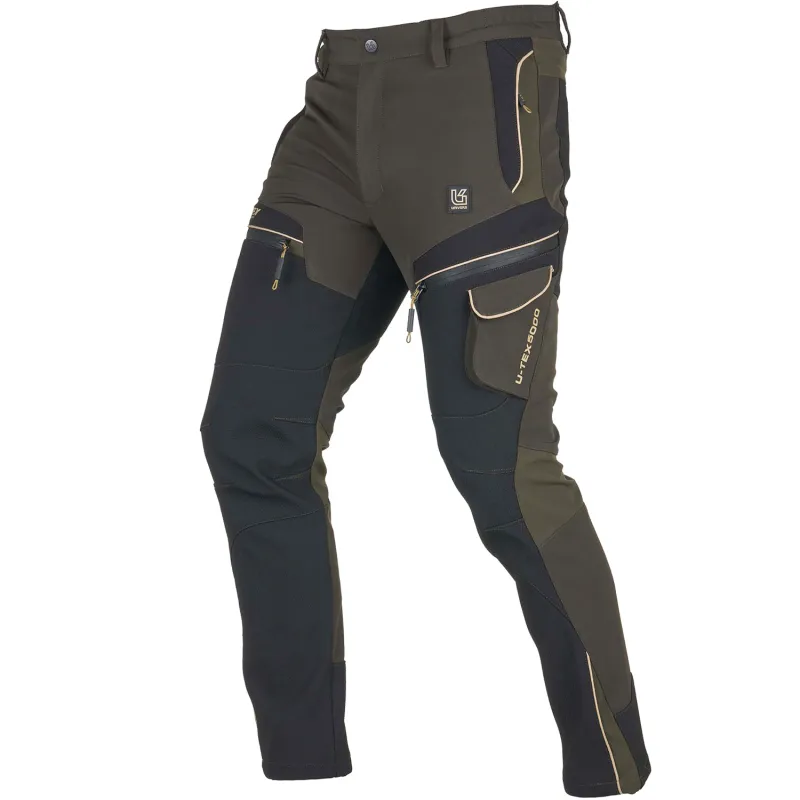 Univers Pantalone in Softshell Tofane Verde/Beige Univers-tex 92646 413