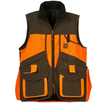 Univers Gilet da Caccia Tortora Verde/Arancione 93244 392