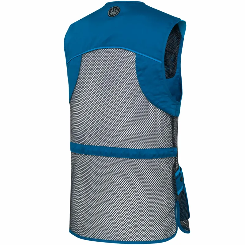 Beretta Gilet da Tiro Full Mesh Vest Blue Twilight