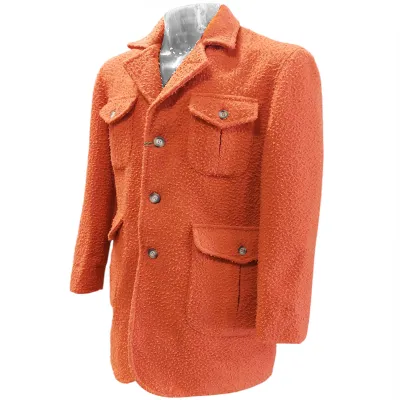 Dimar Cappotto Caban Panno del Casentino Arancione