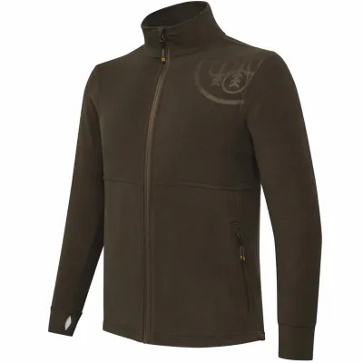 Beretta Pile Zip Lunga HP Logo Brown Bark