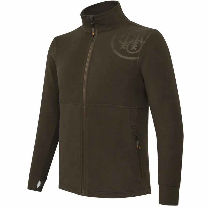 Beretta Pile Zip Lunga HP Logo Brown Bark