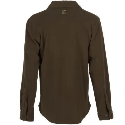 Univers Camicia da Caccia in Pile Verde 94391 388