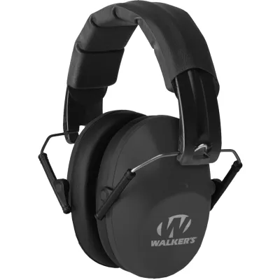 Walker's Cuffie Earmuff Low Profile Black