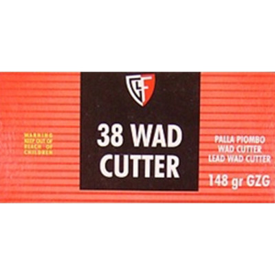 Fiocchi GZG Cal. 38 Wad Cutter 148gr